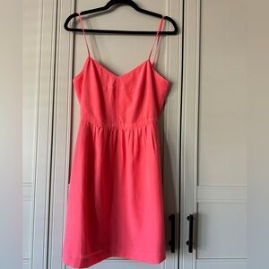 Jcrew Bright Pink Mini Dress